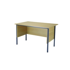 Serrion Rect 4 Leg Desk Ferrera Oak