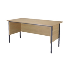 Serrion Rect 4 Leg Desk Ferrera Oak