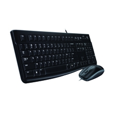 Logitech Wired Desktop Mk120 Blk