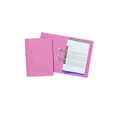 Spiral Files Foolscap Pink Pk50