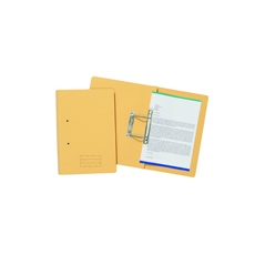 Spiral Files Foolscap Yellow Pk50