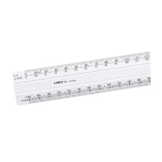 Linex Flat Scale Rule 300mm Wh