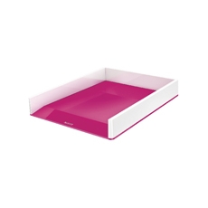 Leitz WOW Letter Tray Dual Clr Pink