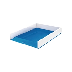 Leitz WOW Letter Tray Dual Clr Blue