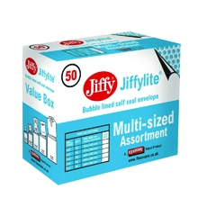 Jiffy Bag Gold Ast Sizes Pk50