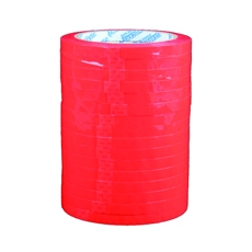 Vinyl Tape 9Mmx66M Pk16 Red