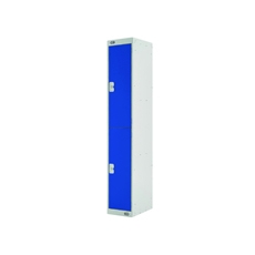 Two Compartment Locker 300 Blue