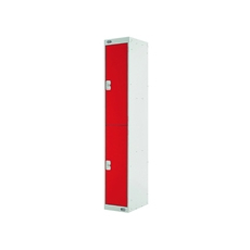 Two Compartment Locker 300 Red