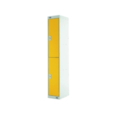 Two Compartment Locker 300 Yellow