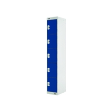 Five Compartment Locker 300 Blue