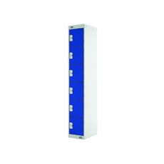 Six Compartment Locker 300 Blue