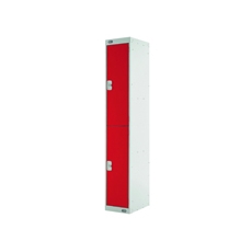 Two Compartment Locker 450 Red