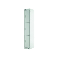 Three Compartment Locker 450 L/Grey