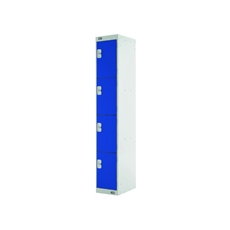 Four Compartment Locker 450 Blue