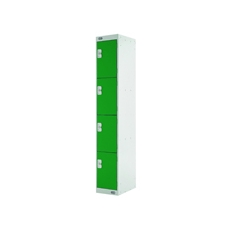 Four Compartment Locker 450 Green