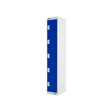 Five Compartment Locker 450 Blue