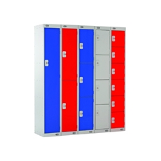 Express Std Locker 1 Door Grey/Blue