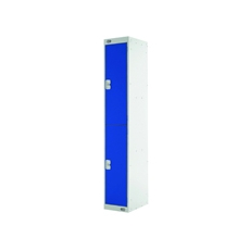 Express Std Locker 2 Door Grey/Blue