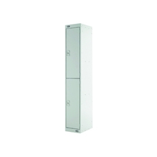 Two Comp Express Std Locker Grey