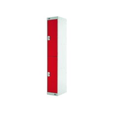 Two Comp Express Std Locker Red