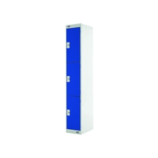 Three Comp Express Std Locker Blue