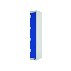 Four Comp Express Std Locker Blue