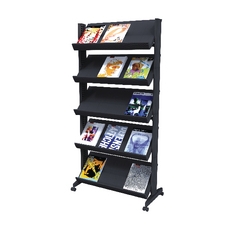 Wide Mobile Literature Display Stand