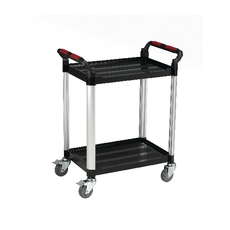 Barton 2 Shelf Std Plastic Trolley