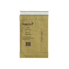 Mail Lite Gold Padded Bags D/1 181x273mm P100