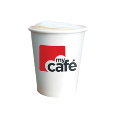 MyCafe 8oz Single Wall Hot Cups Pk50