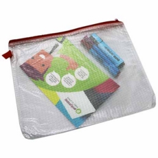 Zippa Bag White Mesh FC Pk5 328x260mm