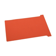 Nobo T-Card Size 4 Red Pk100