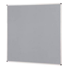 Notice Board Aluminium Frame 1200X1200mm Grey