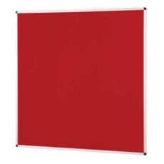 Notice Board Aluminium Frame 1200X1200mm Red