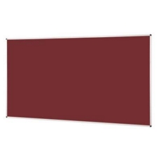 Noticeboard Aluminium Frame 2400X1200mm Burgundy