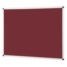 Notice Board Aluminium Frame 600X900mm Burgundy