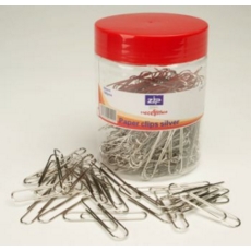 Necessities Tubs Paper Clips 50mm Silver Pk180