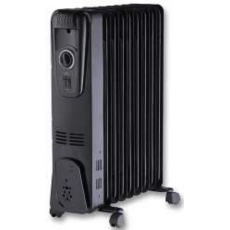 Oil Filled Radiator Black 2500W