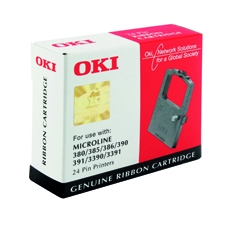 Oki ML300 24 Pin Black FabricRibbon