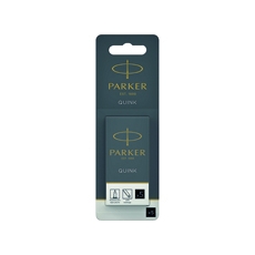 Parker Blk Quink PermInk Cartx5 Pk12