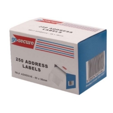 Gosecure 250 Address Labels Pk1500