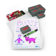 Show-me Class Pack Lined Boards/Pens/Erasers