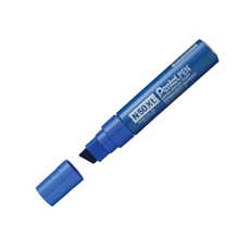 Pentel Marker Chisel Tip Blue Pk6