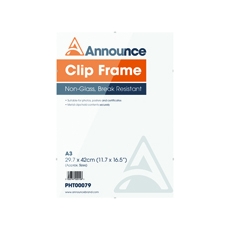 Announce A3 Metal Clip Frame