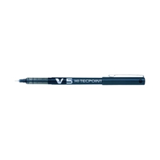 Pilot V5 Liquid Ink Rball Fne Bk P20