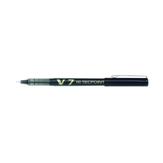 Pilot V7 Liquid Ink Rball Med Bk P20