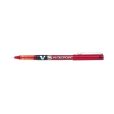 Pilot V5 Liquid Ink Pen Red Box 12