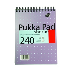 Pukka Wrebnd Notepad 240Pg Gold Pk3