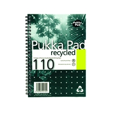 Pukka Recycled Wirebound Pad A5 Pk3