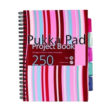 Pukka Pad A4 Proj Book HB 250P Pk3